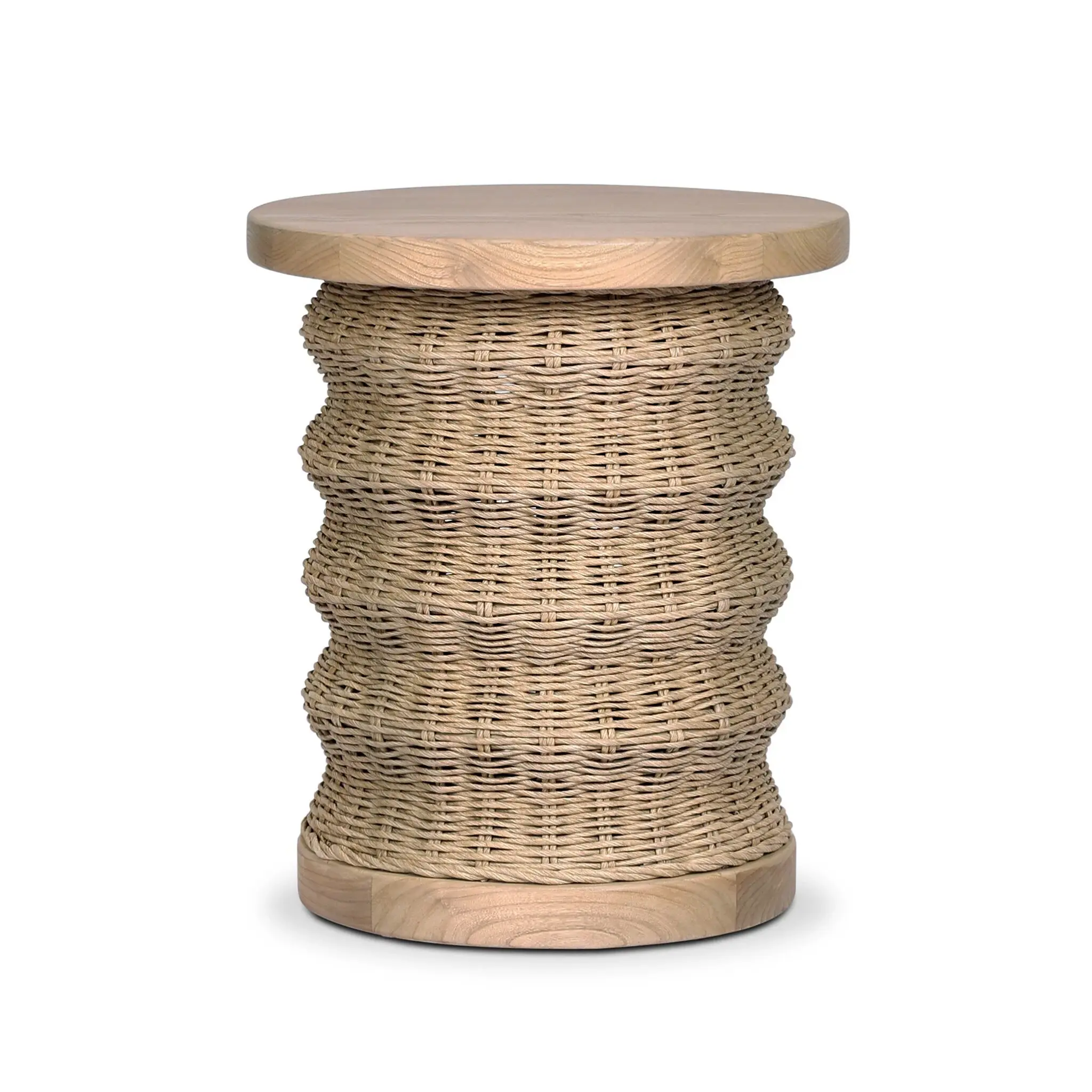 Four Hands Brailey Light Tone Round End Table Four Hands Brailey Light Tone Round End Table