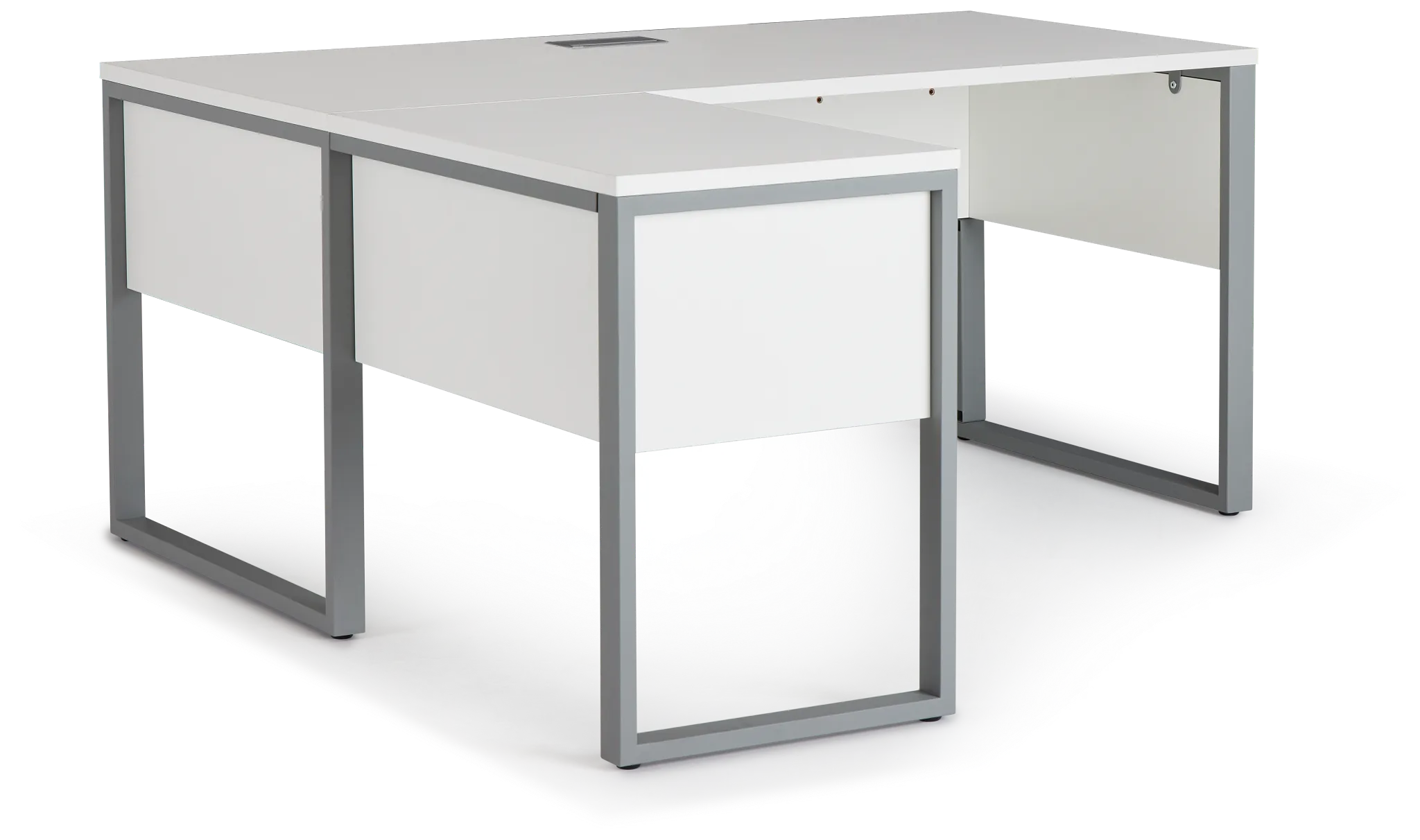 Clark White 32" Return Desk