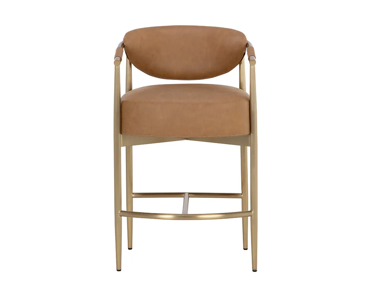 Karli Brown 24" Upholstered Barstool