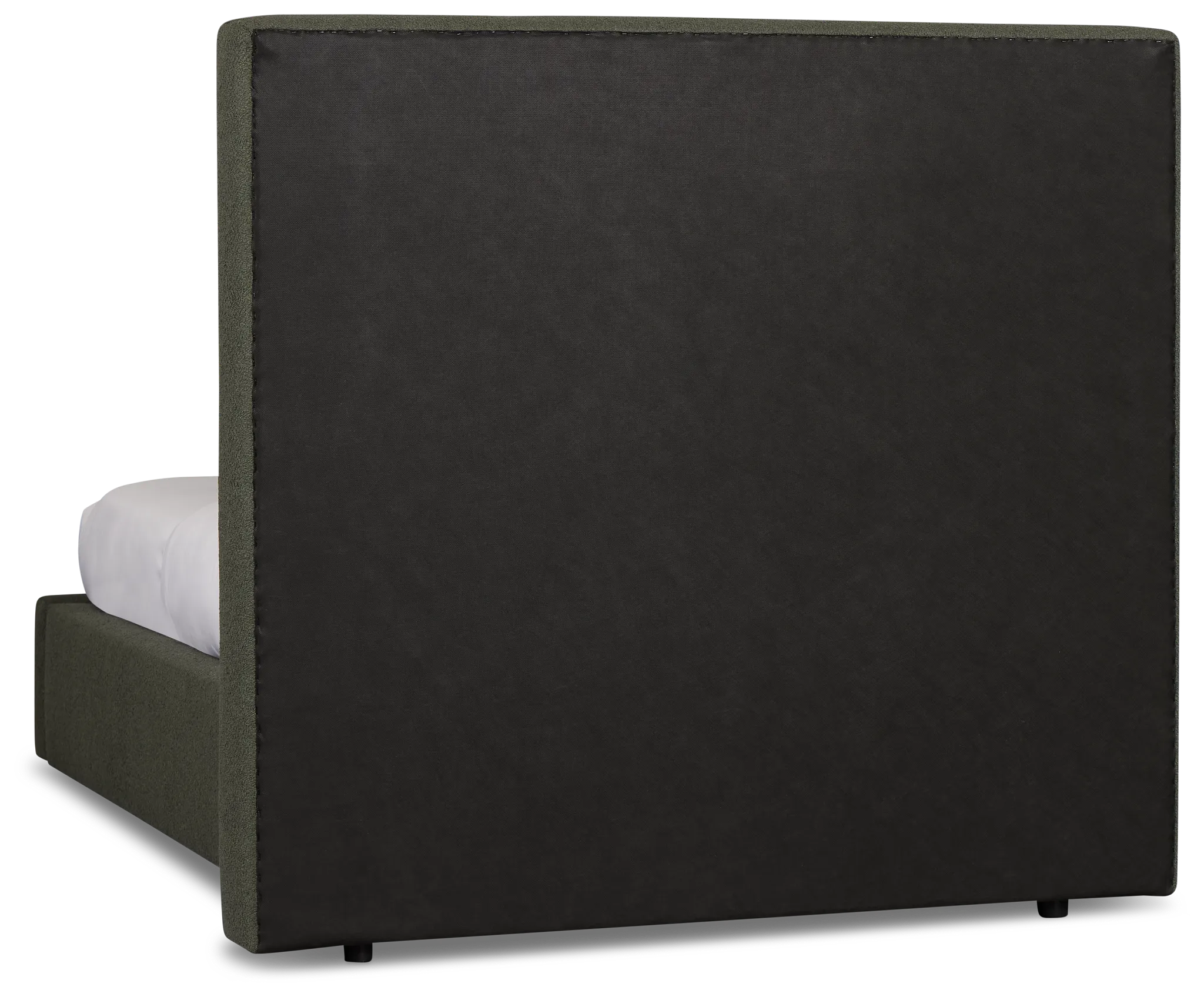 Grayton Sutton Green 54" Upholstered Platform Bed