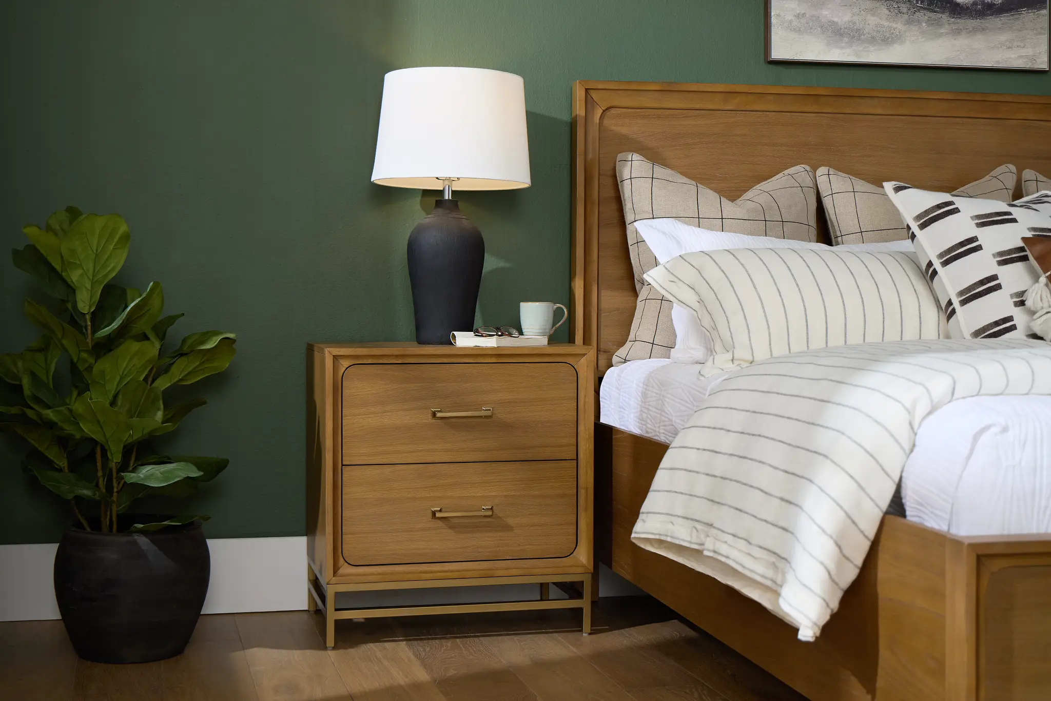 Provo Mid Tone Drawer Nightstand Provo Mid Tone Drawer Nightstand