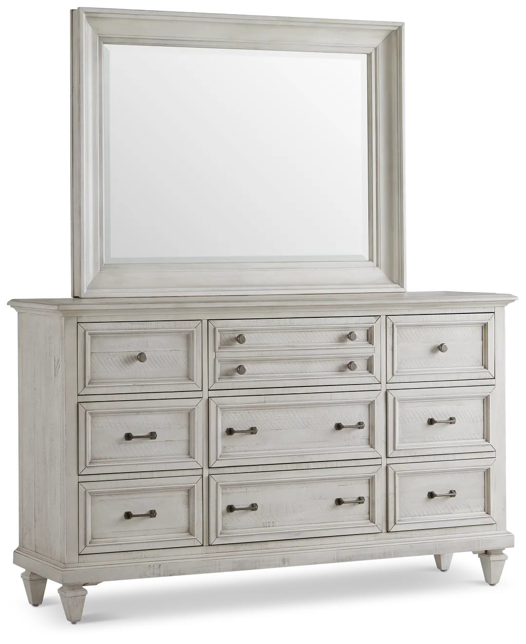 Sonoma Ivory Dresser & Mirror