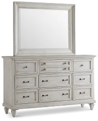 Sonoma Ivory Dresser & Mirror