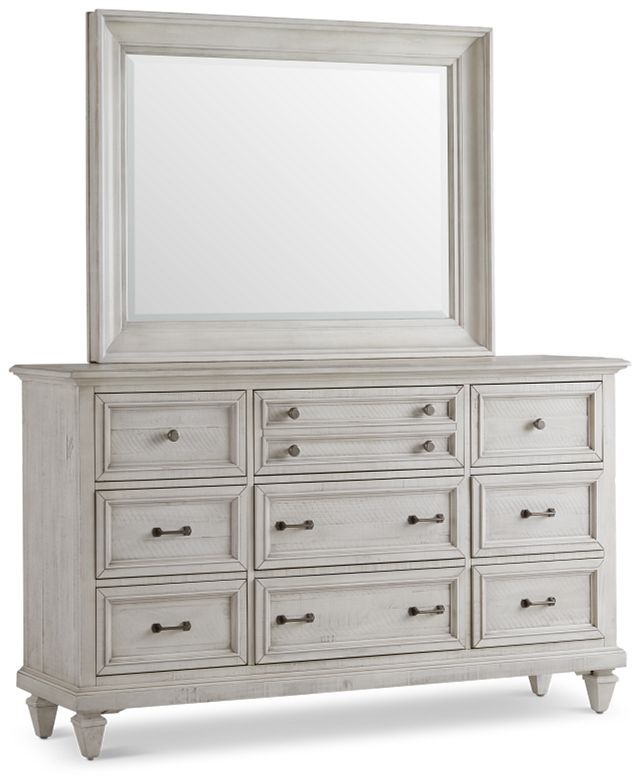Sonoma Ivory Dresser & Mirror (1)