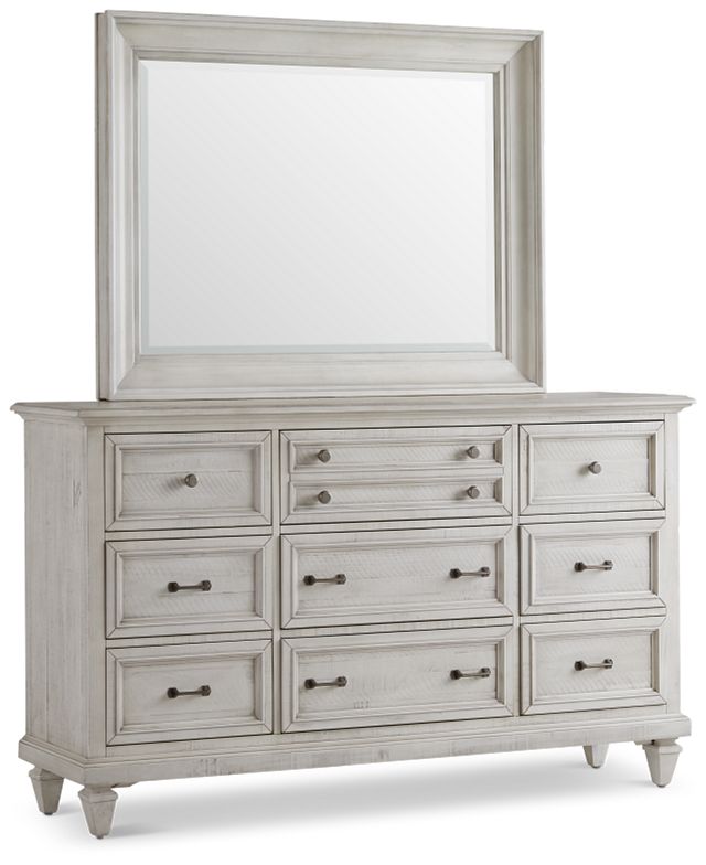 Sonoma Ivory Dresser & Mirror