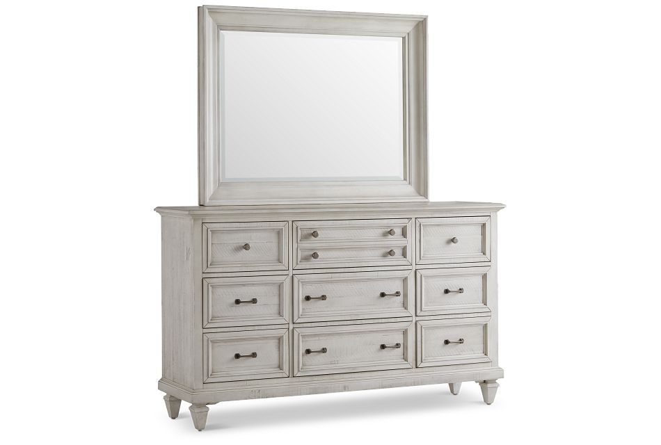 Sonoma Ivory Dresser & Mirror, (2)