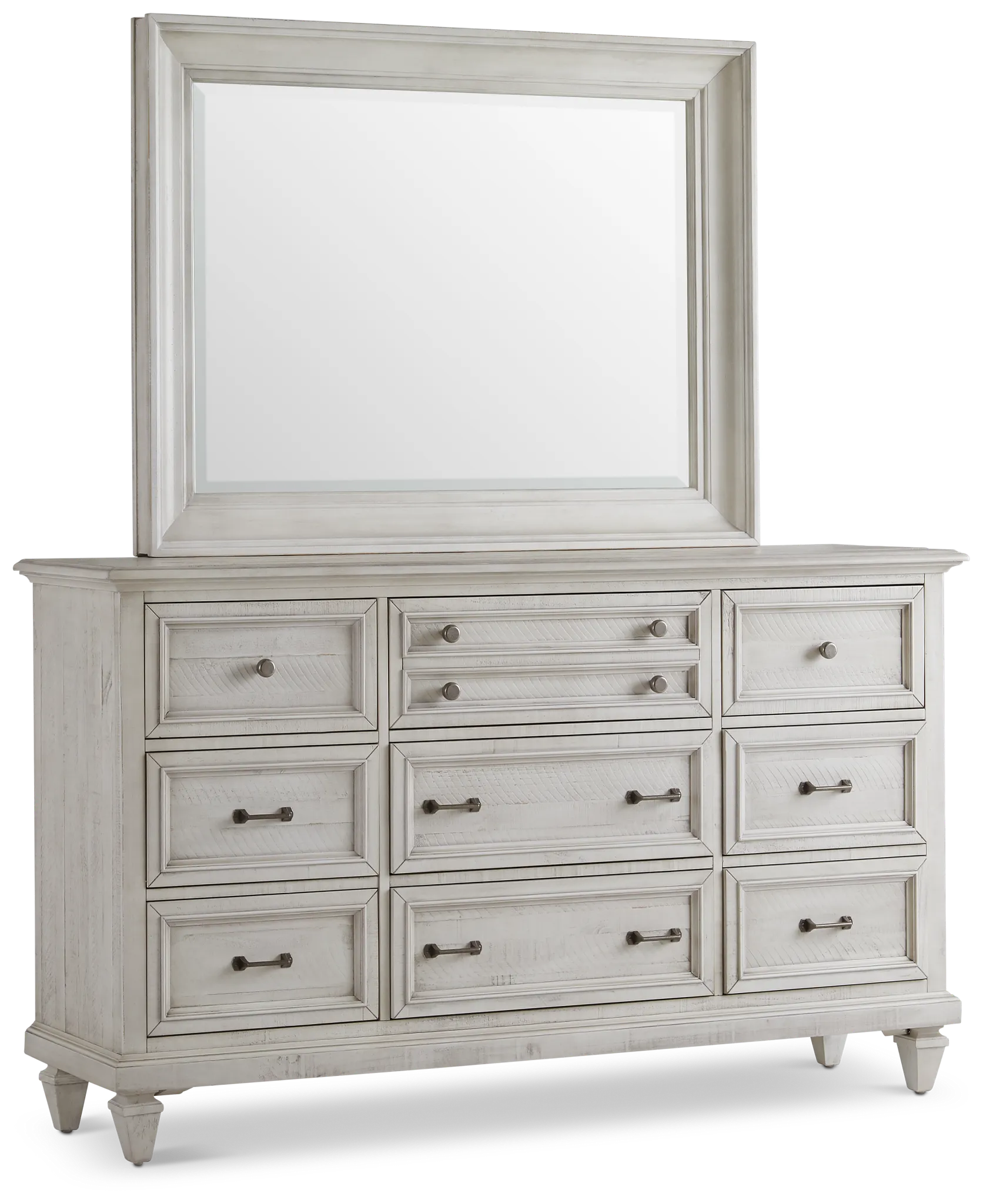 Sonoma Ivory Dresser & Mirror