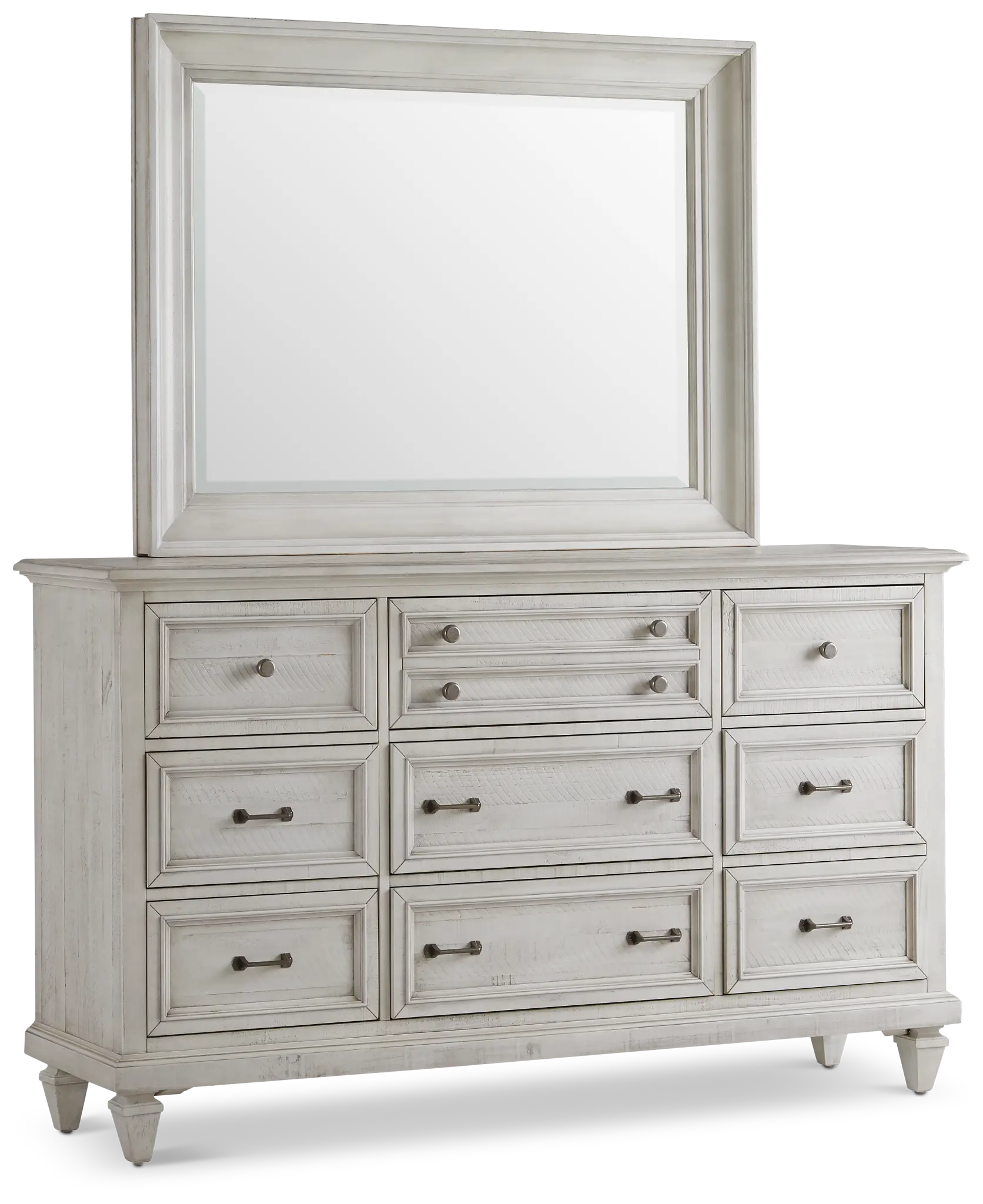 Sonoma Ivory Dresser & Mirror Sonoma Ivory Dresser & Mirror