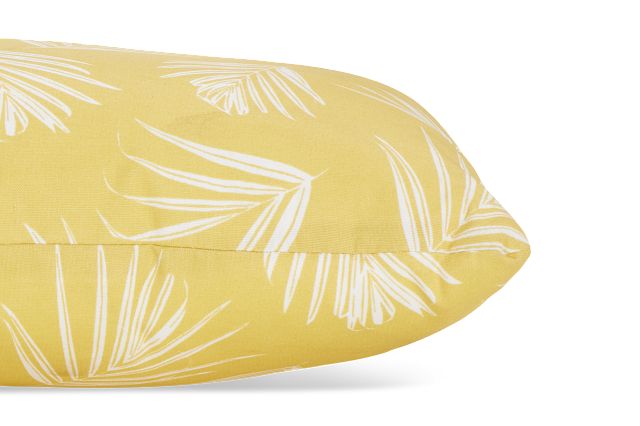 Shade Yellow Lumbar Indoor/outdoor Accent Pillow