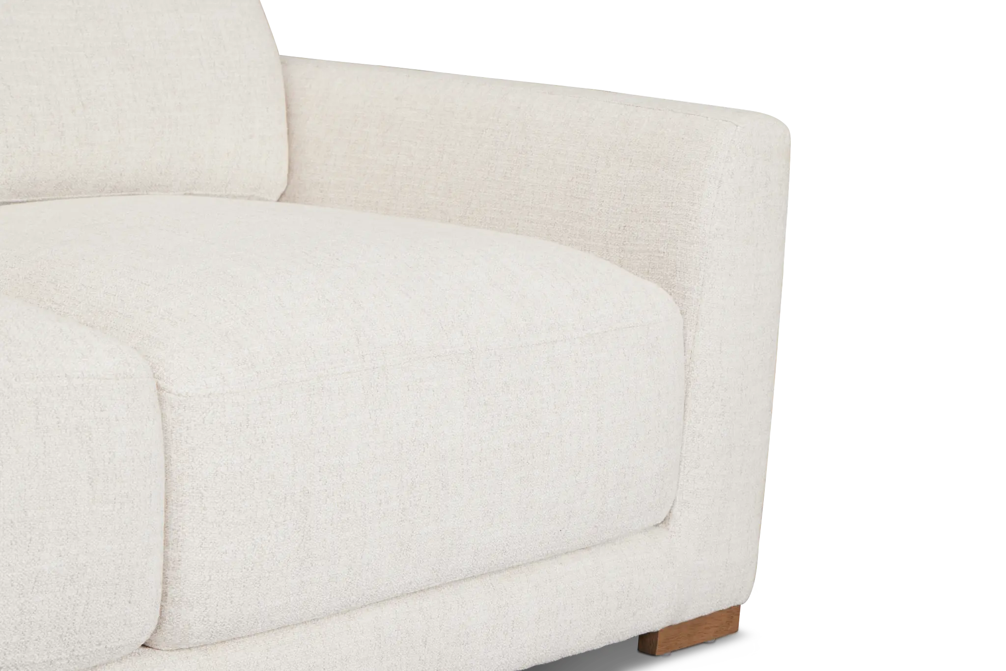 Maeve Light Beige Fabric Left-arm Cuddler Sectional Maeve Light Beige Fabric Left-arm Cuddler Sectional