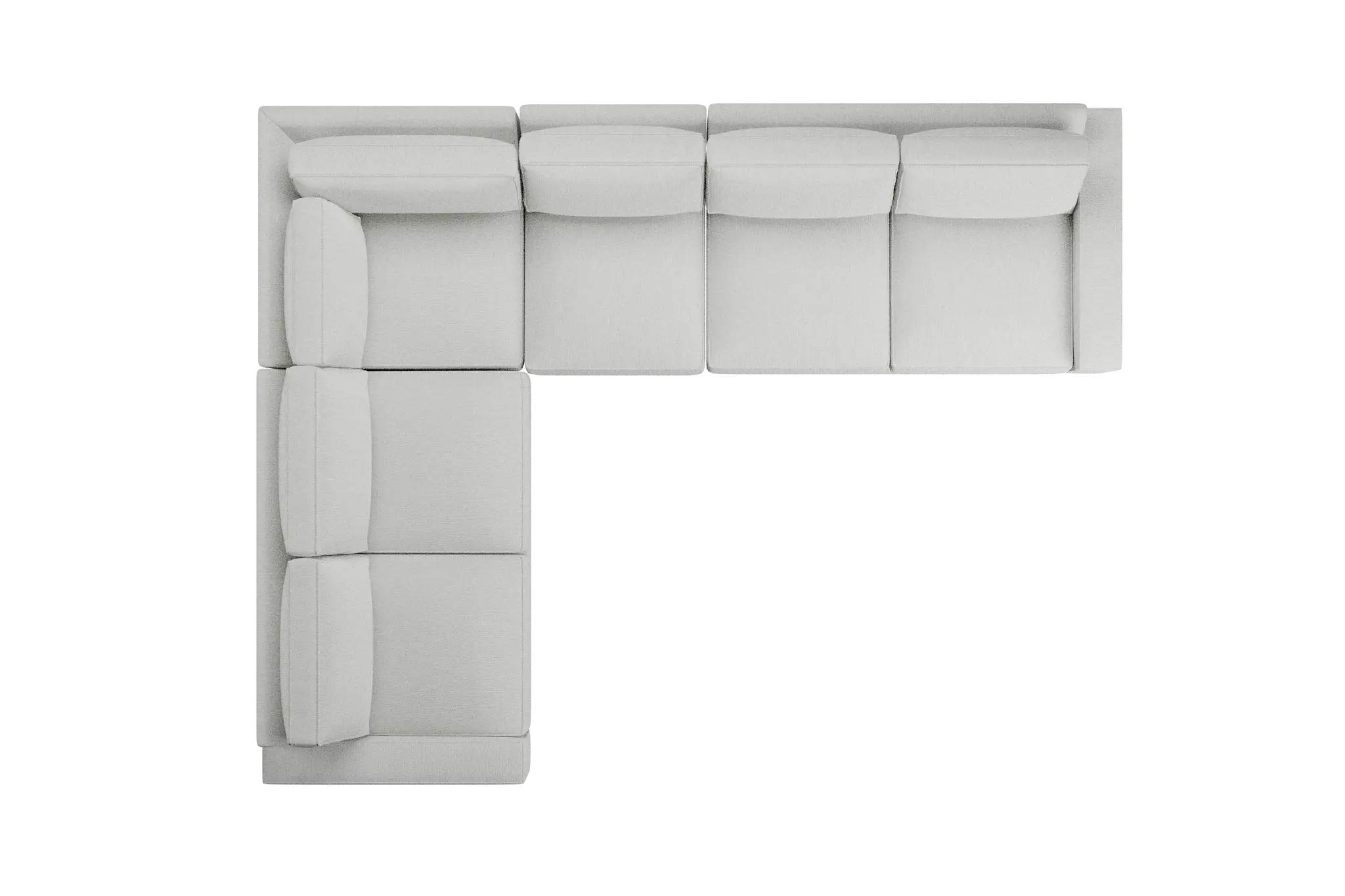 Edgewater Revenue White Medium Two-arm Sectional Edgewater Revenue White Medium Two-arm Sectional