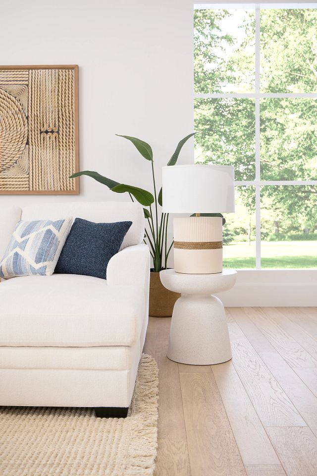 Tai White End Table