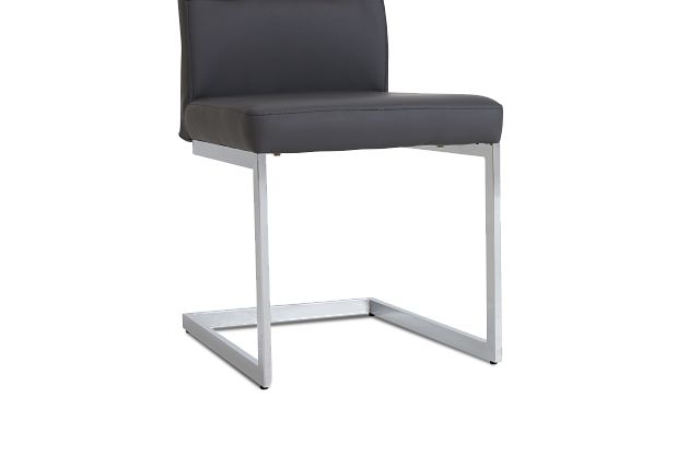 Bronx Gray Upholstered Side Chair (6)