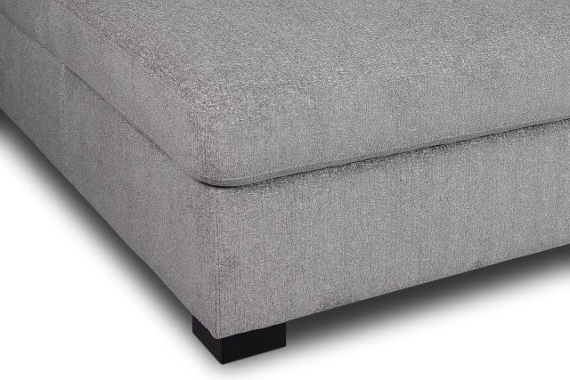 Amber Dark Gray Fabric Large Left Chaise Storage Sleeper Sectional