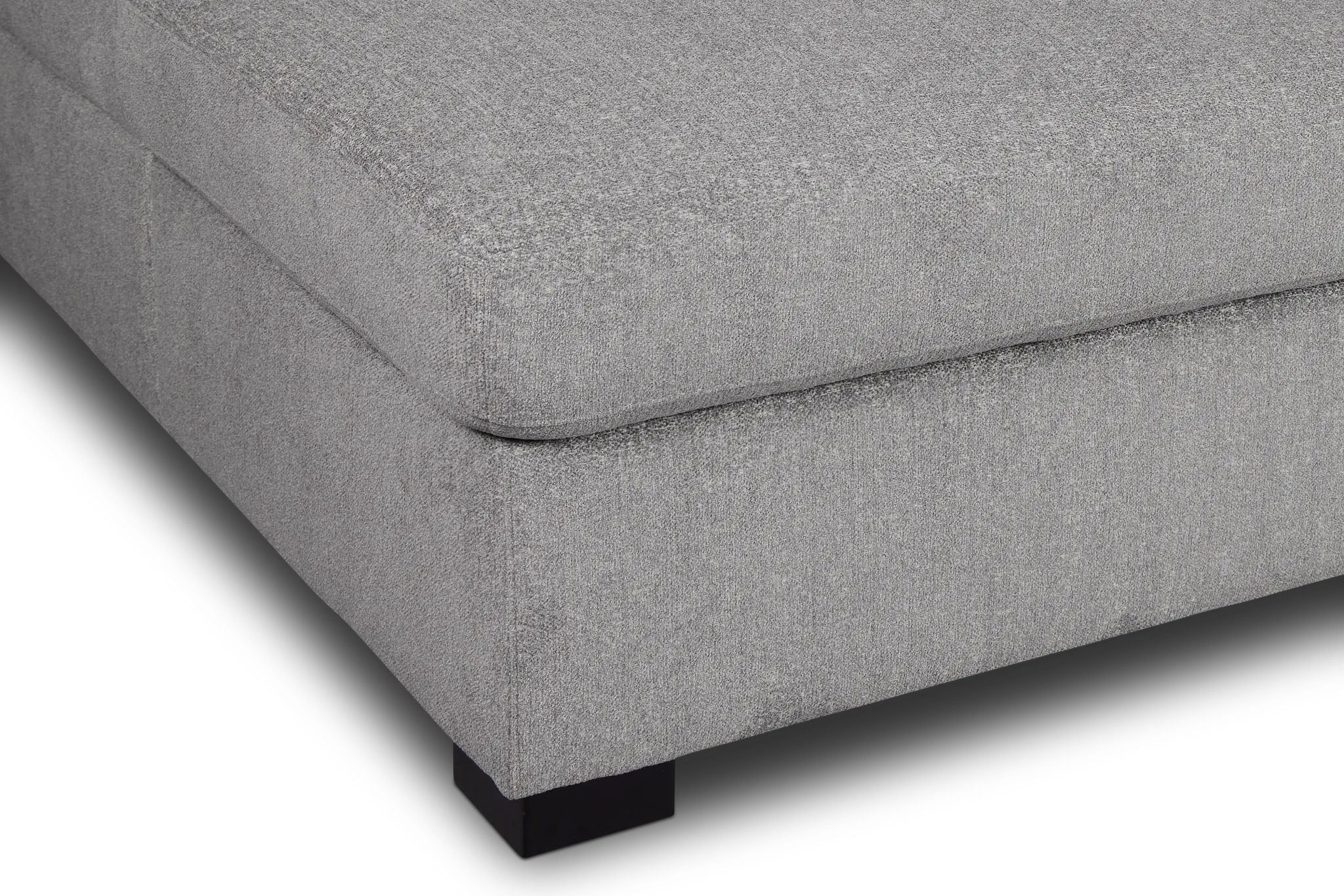 Amber Dark Gray Fabric Large Left Chaise Storage Sleeper Sectional