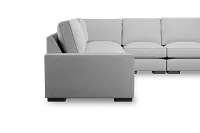 Edgewater Suave Gray Large Two-arm Sectional