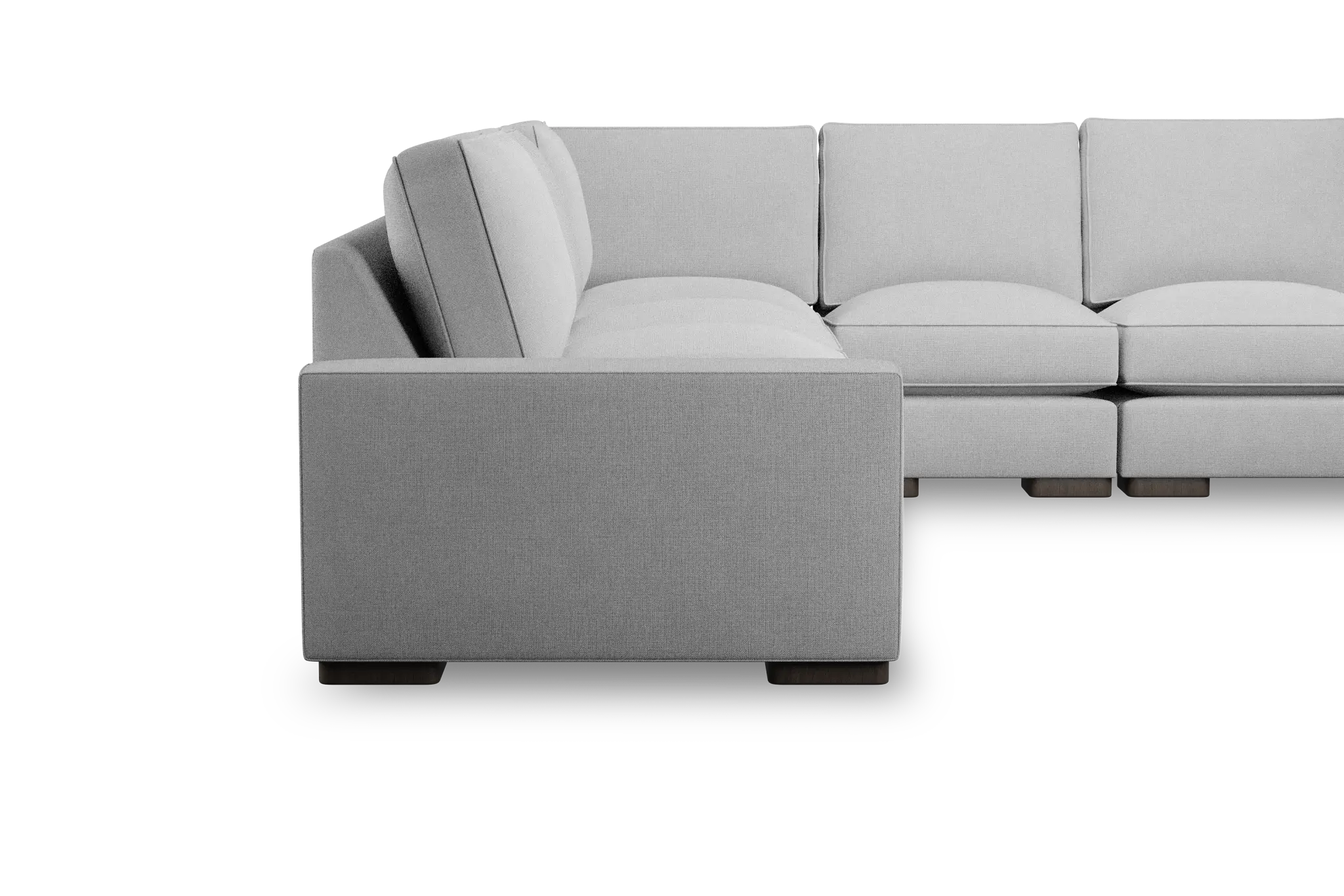 Edgewater Suave Gray Large Two-arm Sectional Edgewater Suave Gray Large Two-arm Sectional