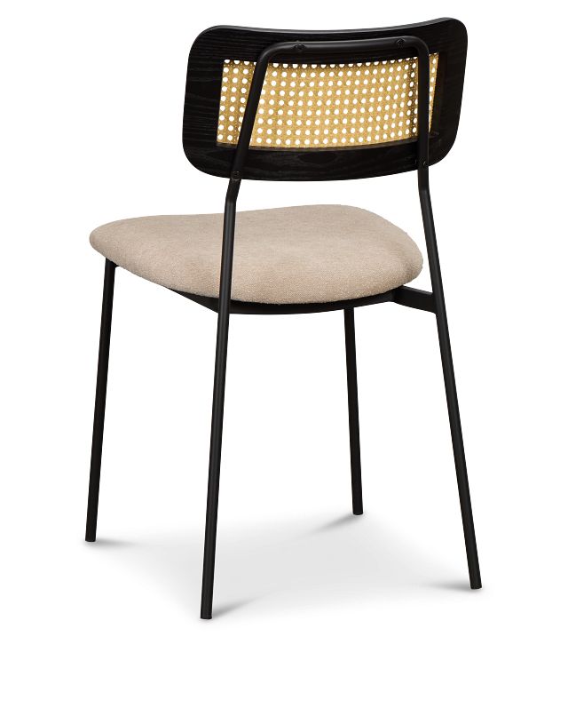 Lynden Beige Woven Upholstered Side Chair