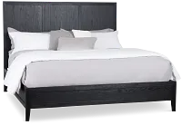 Alden Black Wood Platform Bed