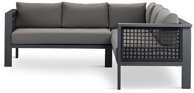 Sunrise Dark Gray Small Left Sectional