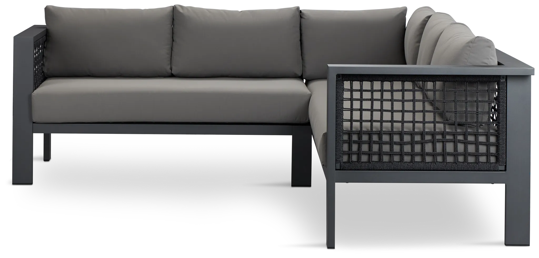 Sunrise Dark Gray Small Left Sectional