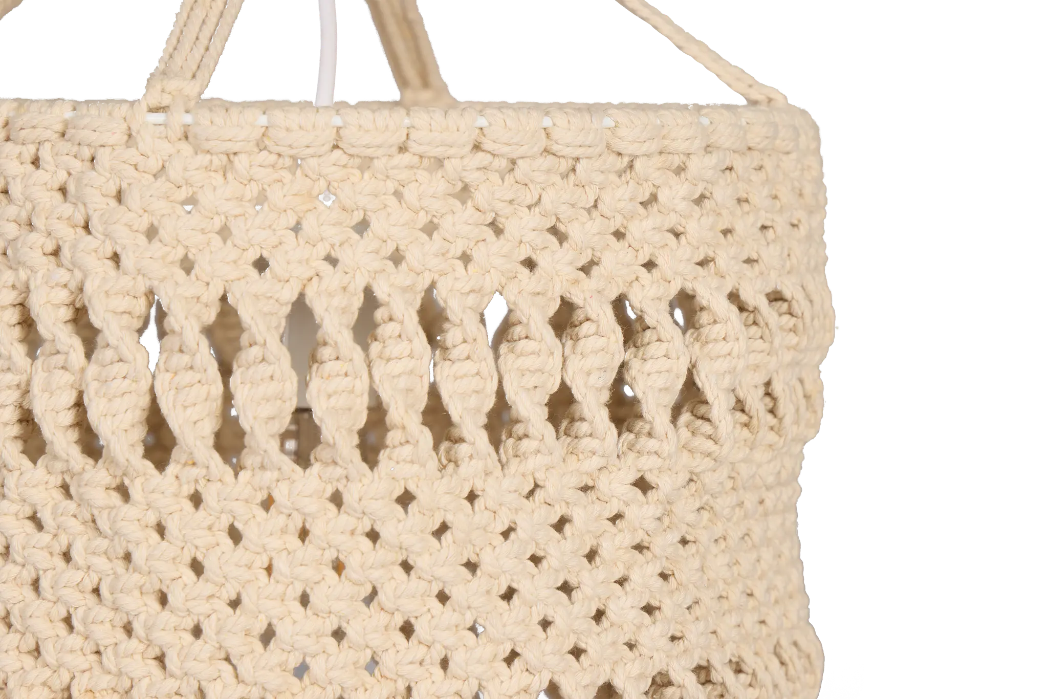 Fringe Beige Pendant Fringe Beige Pendant