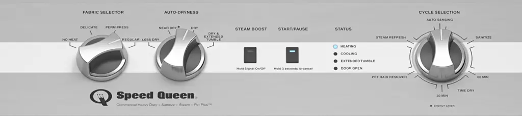 Speed Queen 5004 Series White Front Load Electric Dryer Speed Queen 5004 Series White Front Load Electric Dryer