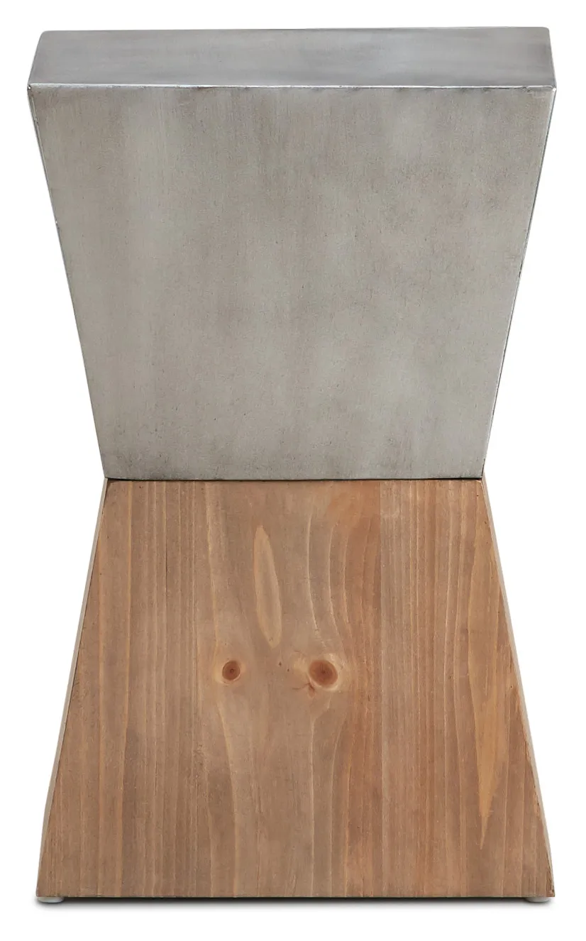 Brixton Two-tone Square Accent Table