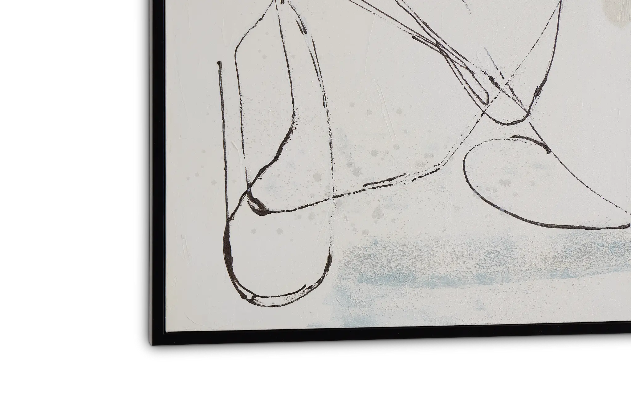 Moose Ivory Framed Canvas Wall Art Moose Ivory Framed Canvas Wall Art