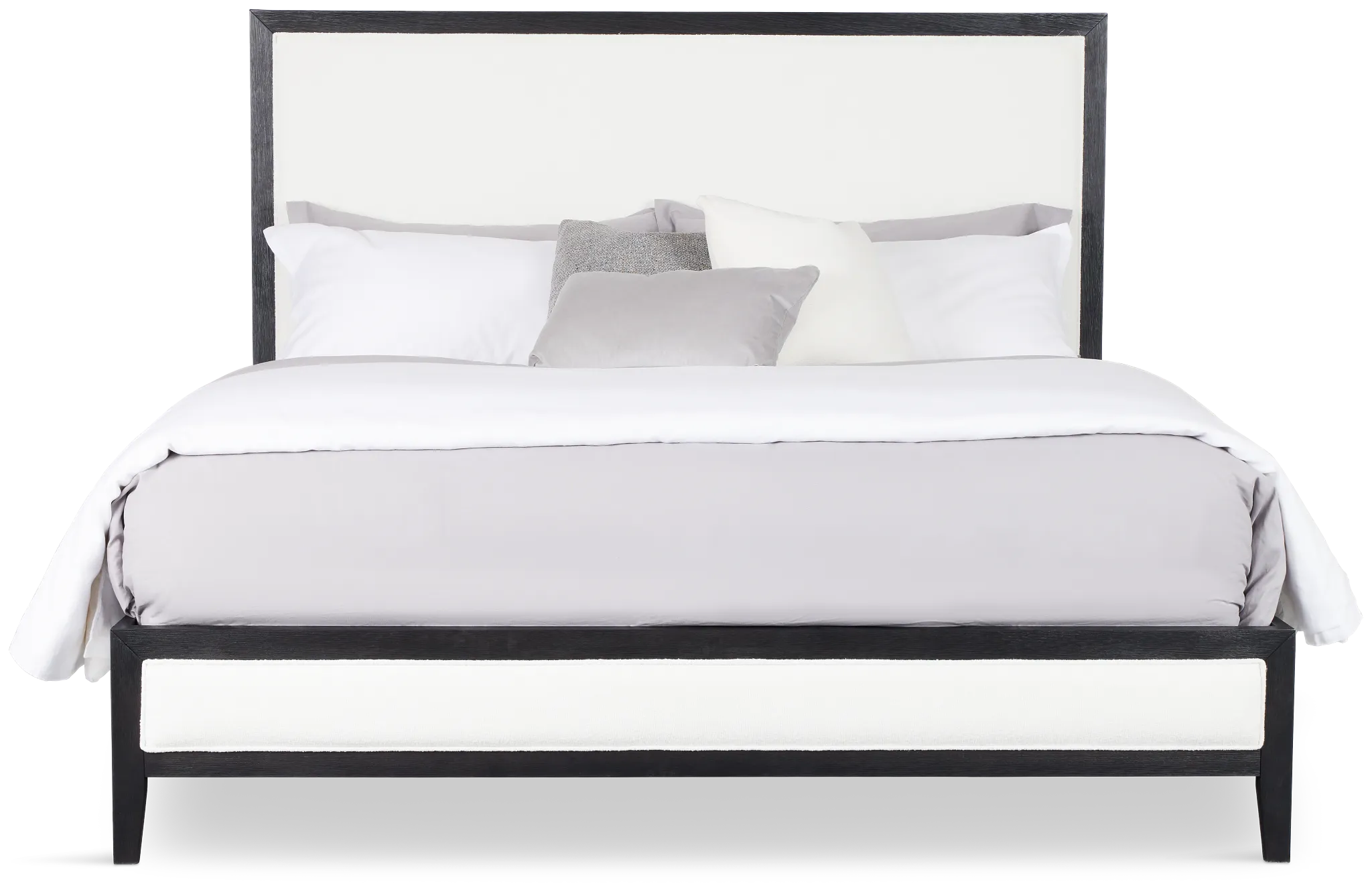 Alden Black Uph Platform Bed