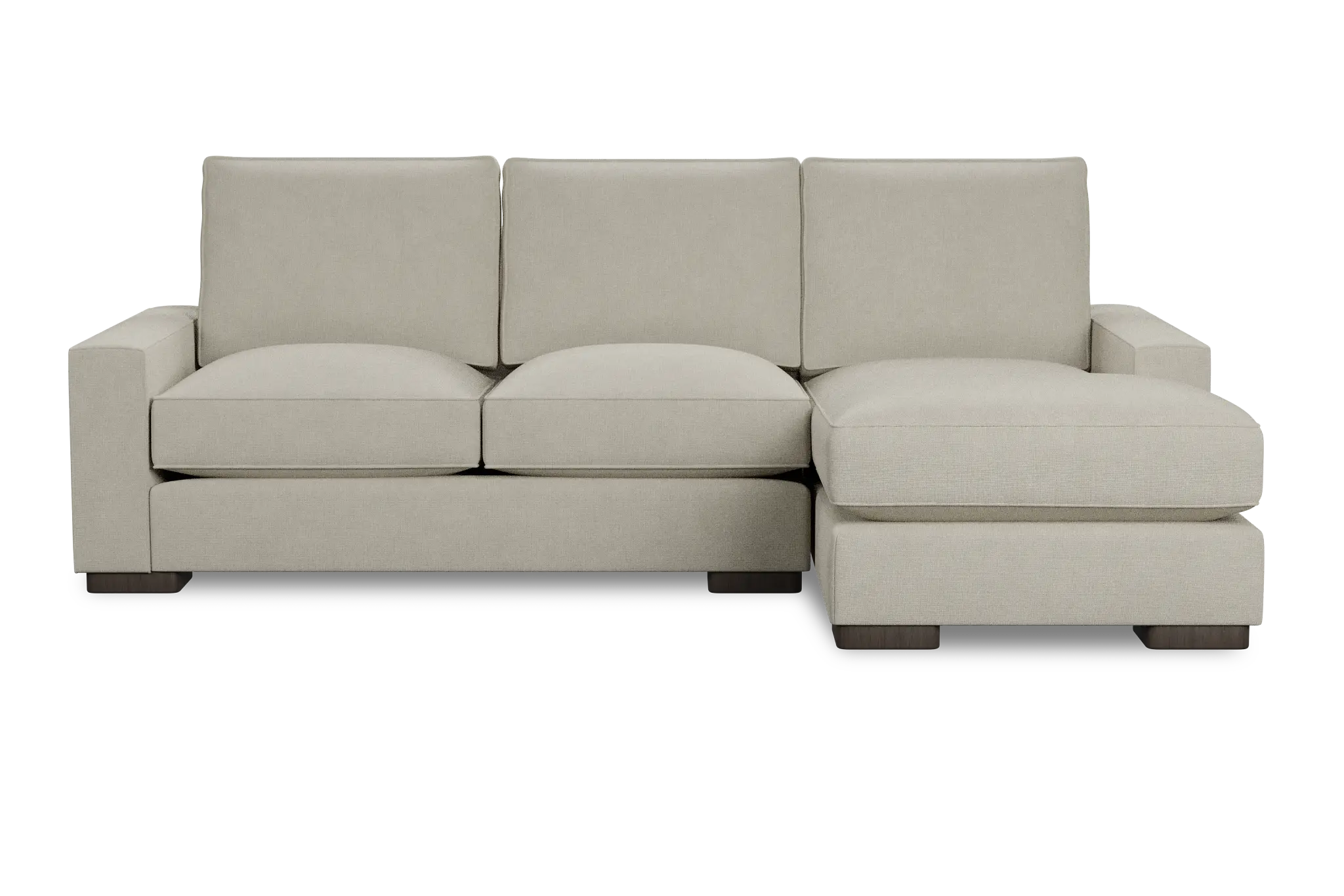 Edgewater Suave Beige Right Chaise Sectional Edgewater Suave Beige Right Chaise Sectional