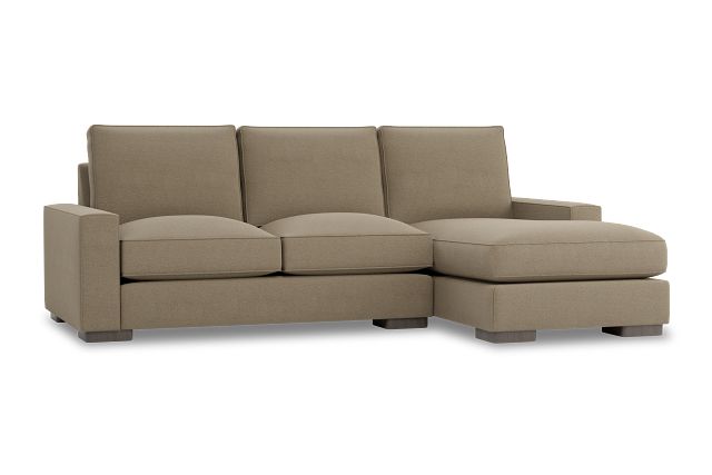 Edgewater Elite Taupe Right Chaise Sectional