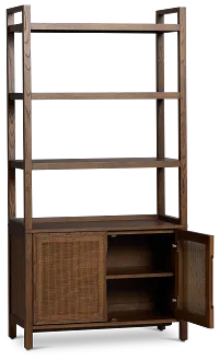 Pacific Mid Tone Woven Bookcase