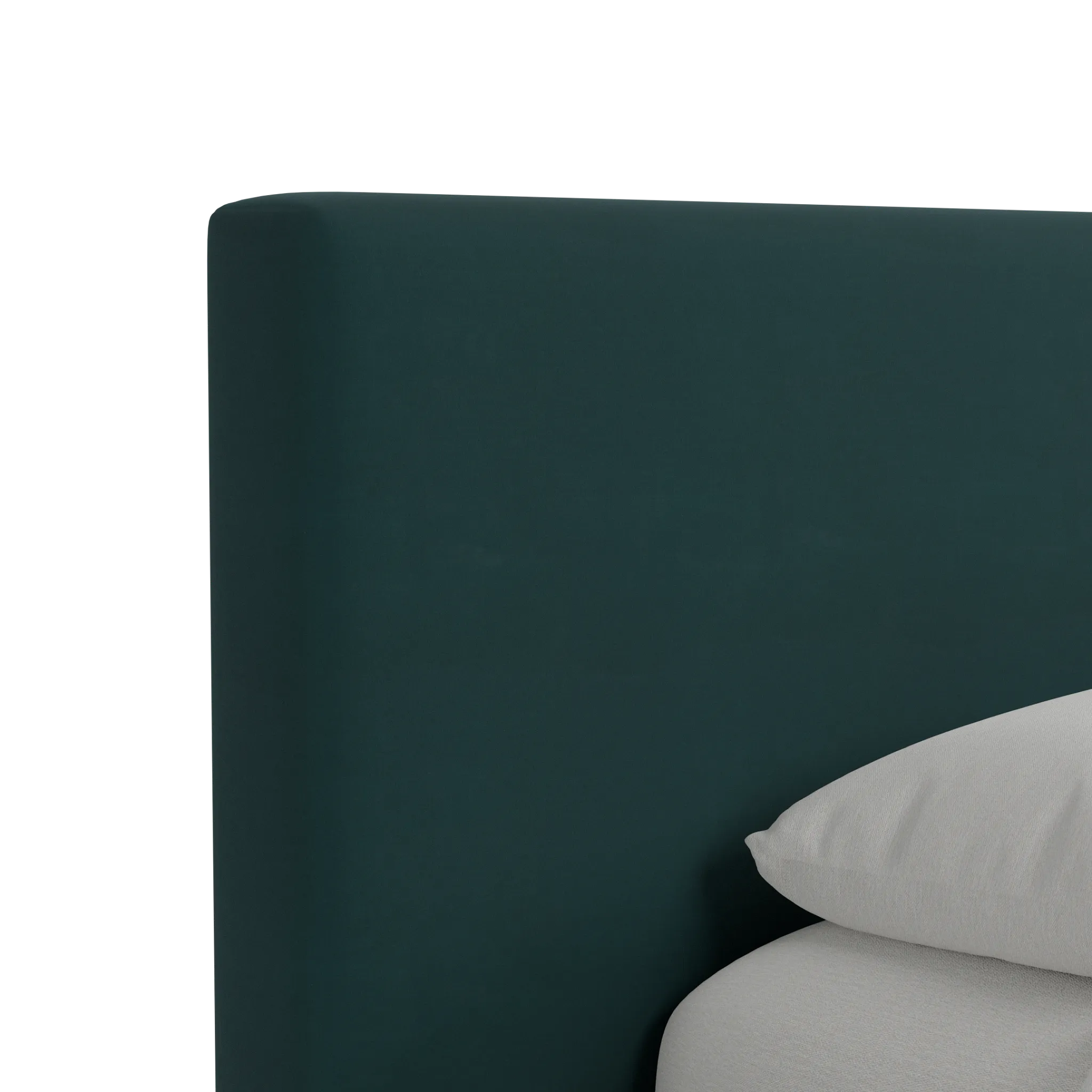 Grayton Joya Green 44" Upholstered Platform Bed