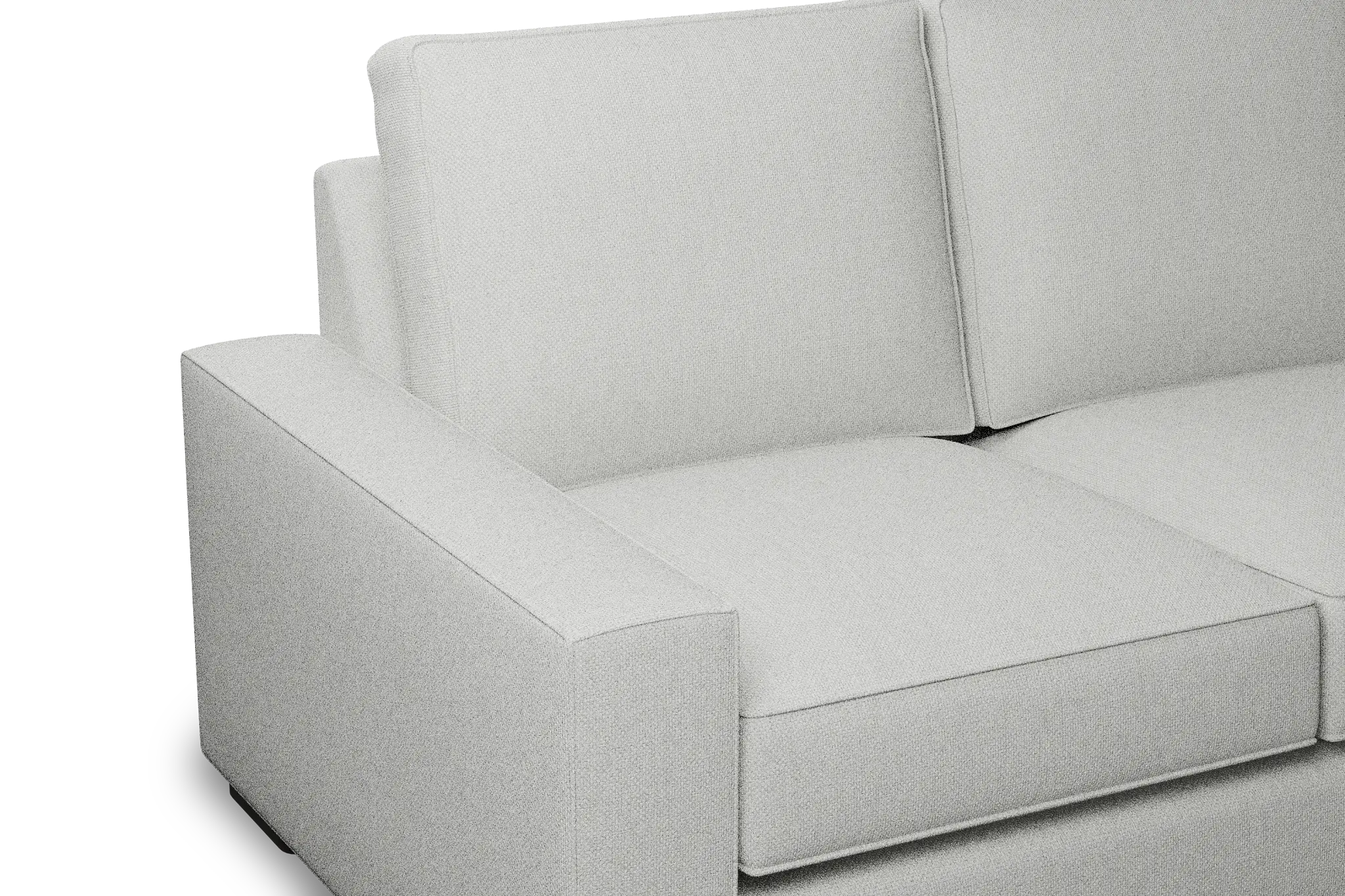 Edgewater Revenue White 96" Sofa W/ 3 Cushions Edgewater Revenue White 96" Sofa W/ 3 Cushions