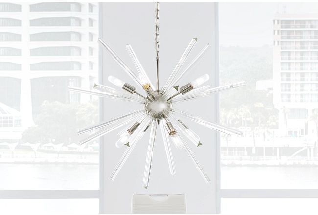 Theodore Clear Chandelier