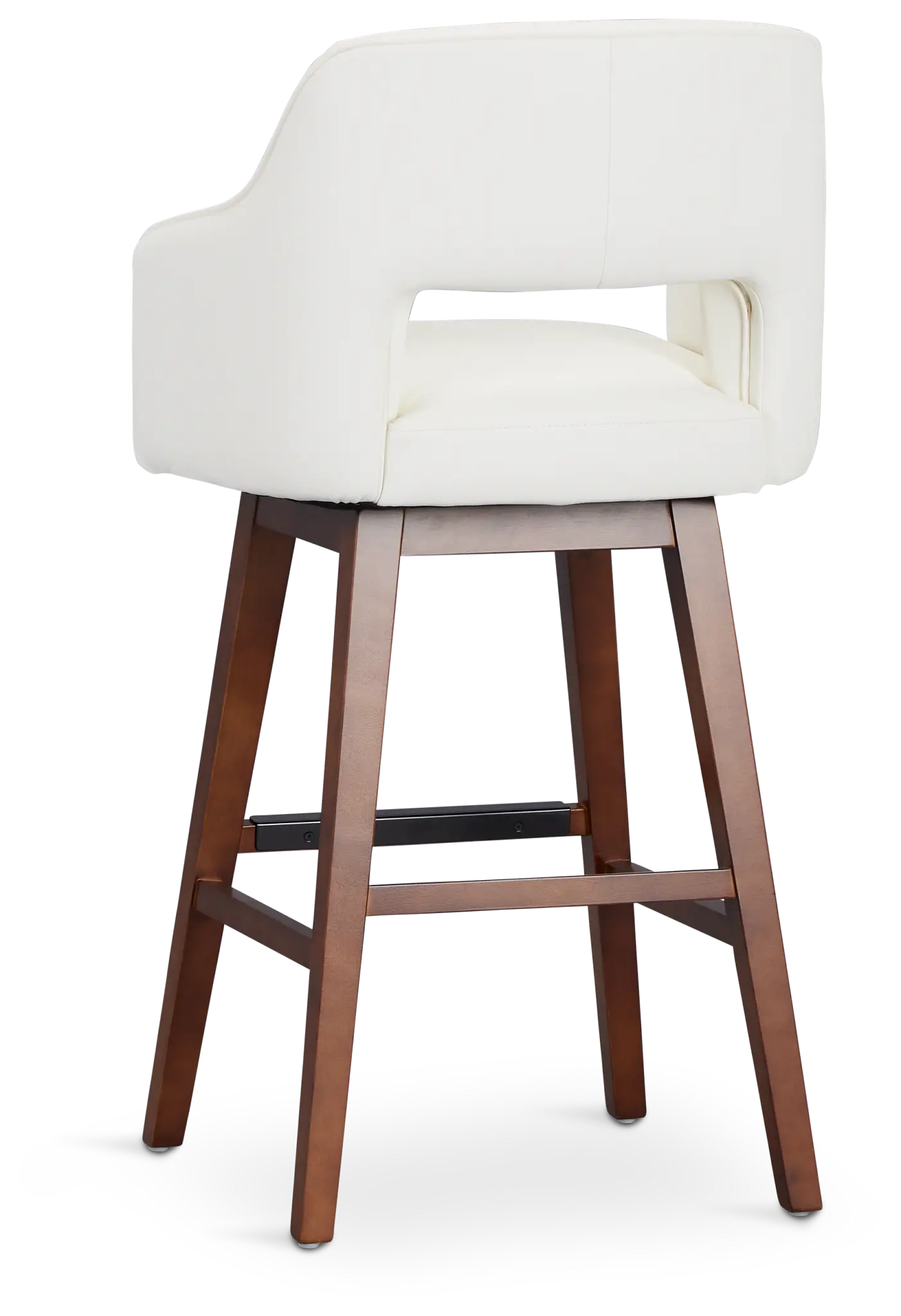 Oberlin White Micro 30" Swivel Barstool Oberlin White Micro 30" Swivel Barstool