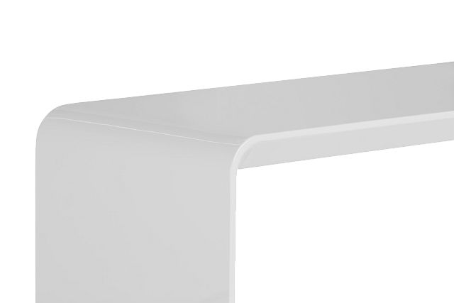 Zayden White Sofa Table