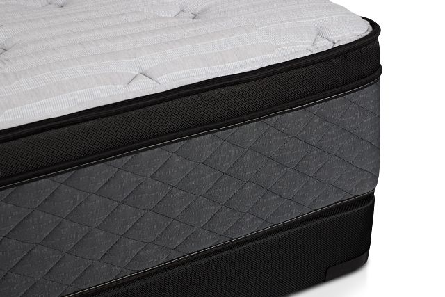 Kevin Charles By Sealy Essential Plush Low-profile Mattress Set