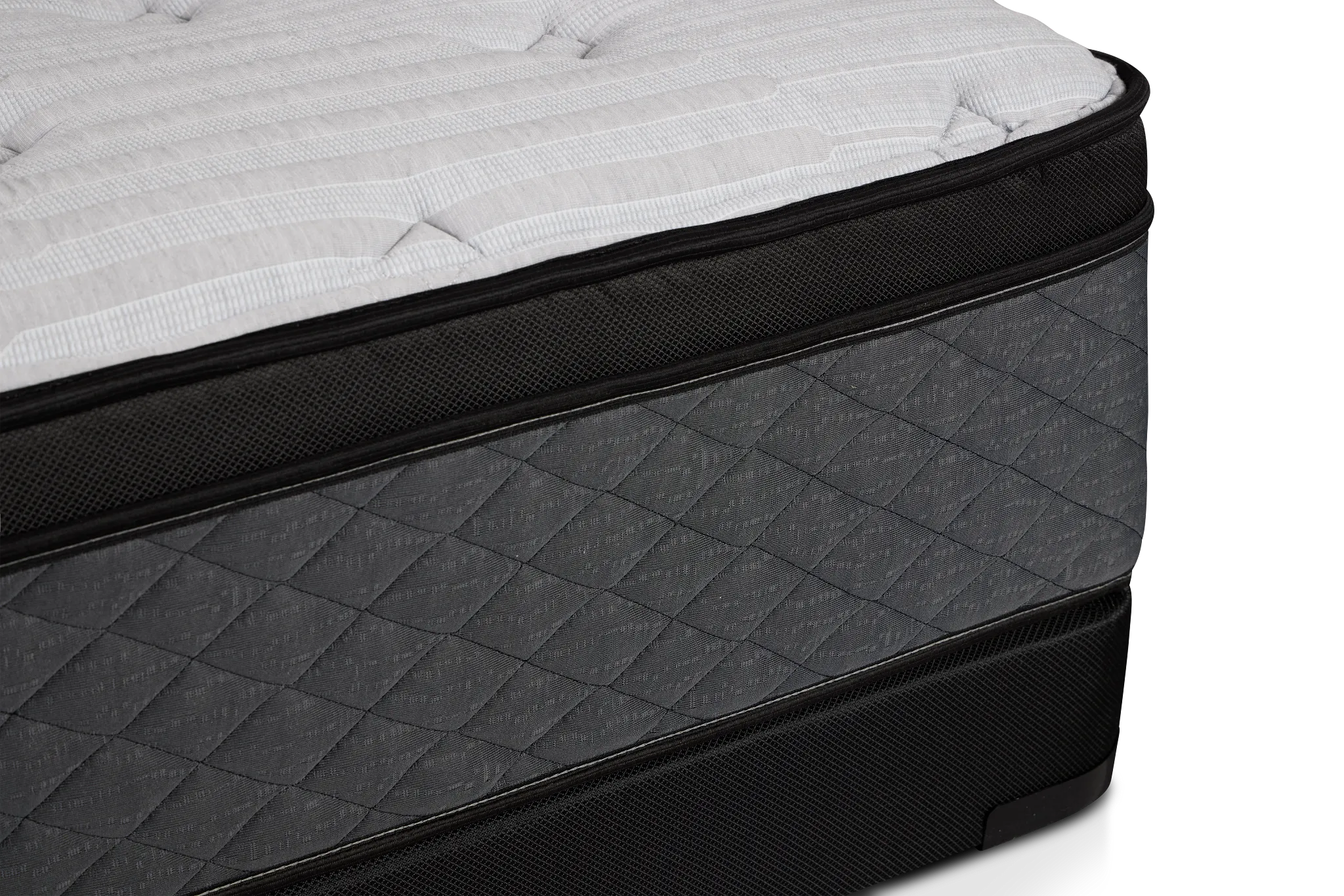 Kevin Charles By Sealy Essential Plush Low-profile Mattress Set