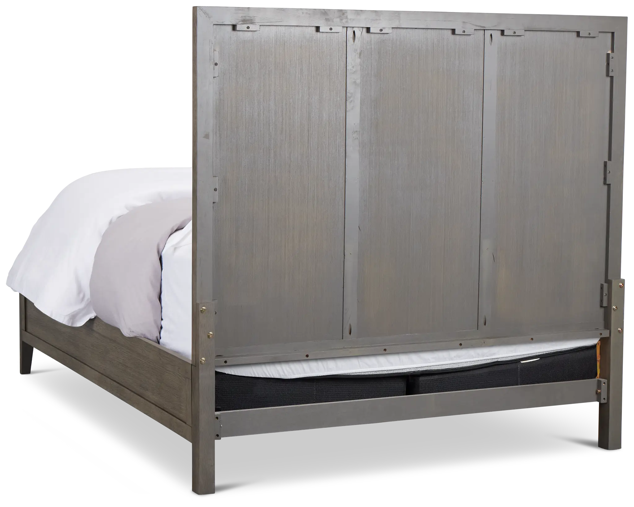 Alden Gray Wood Platform Bed Alden Gray Wood Platform Bed