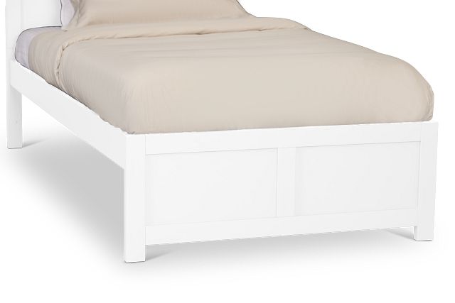 Charleston White Panel Bed