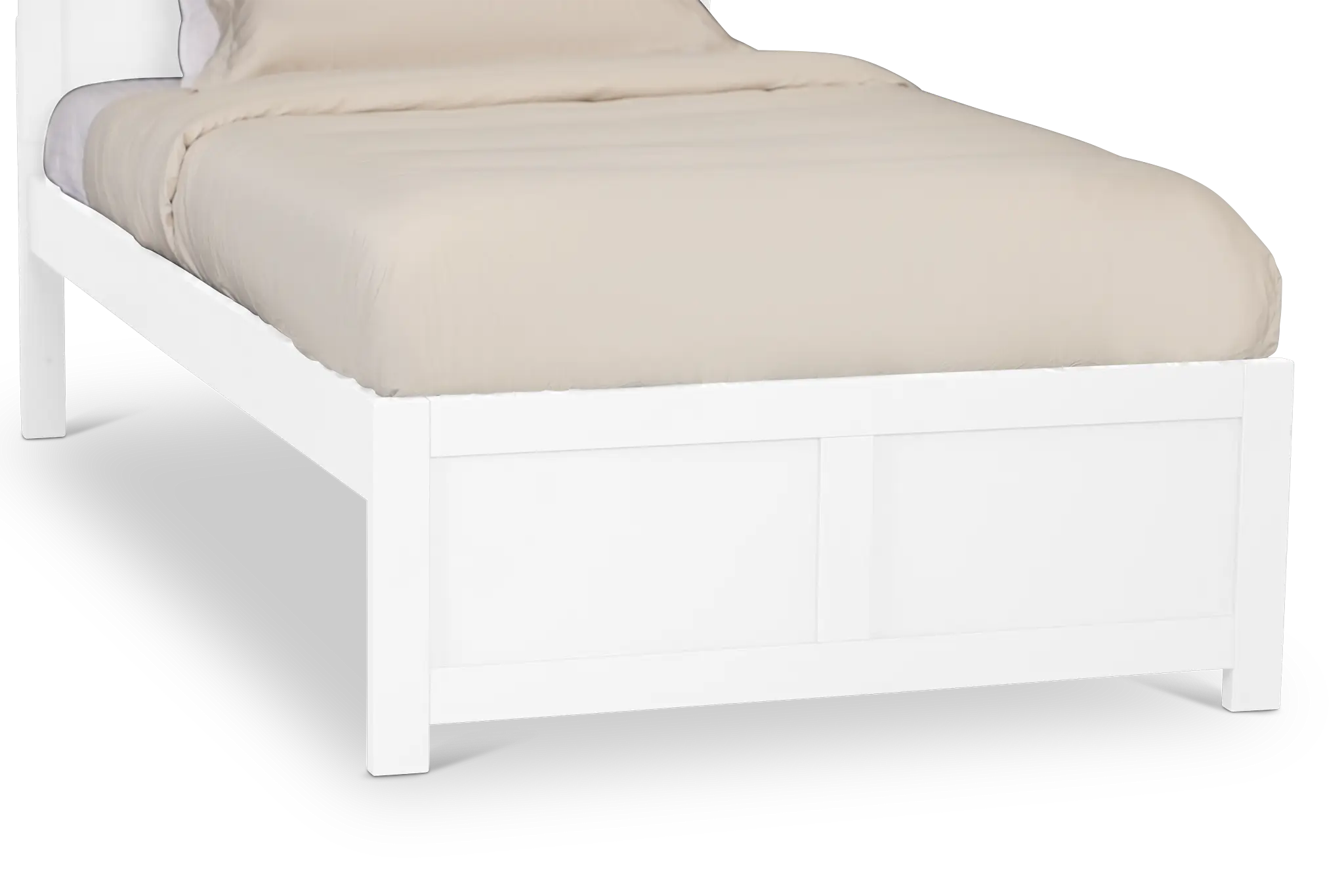 Charleston White Panel Bed Charleston White Panel Bed