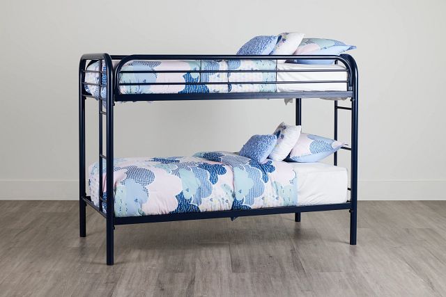 Franklin Navy Metal Bunk Bed Baby, Navy Style Bunk Beds