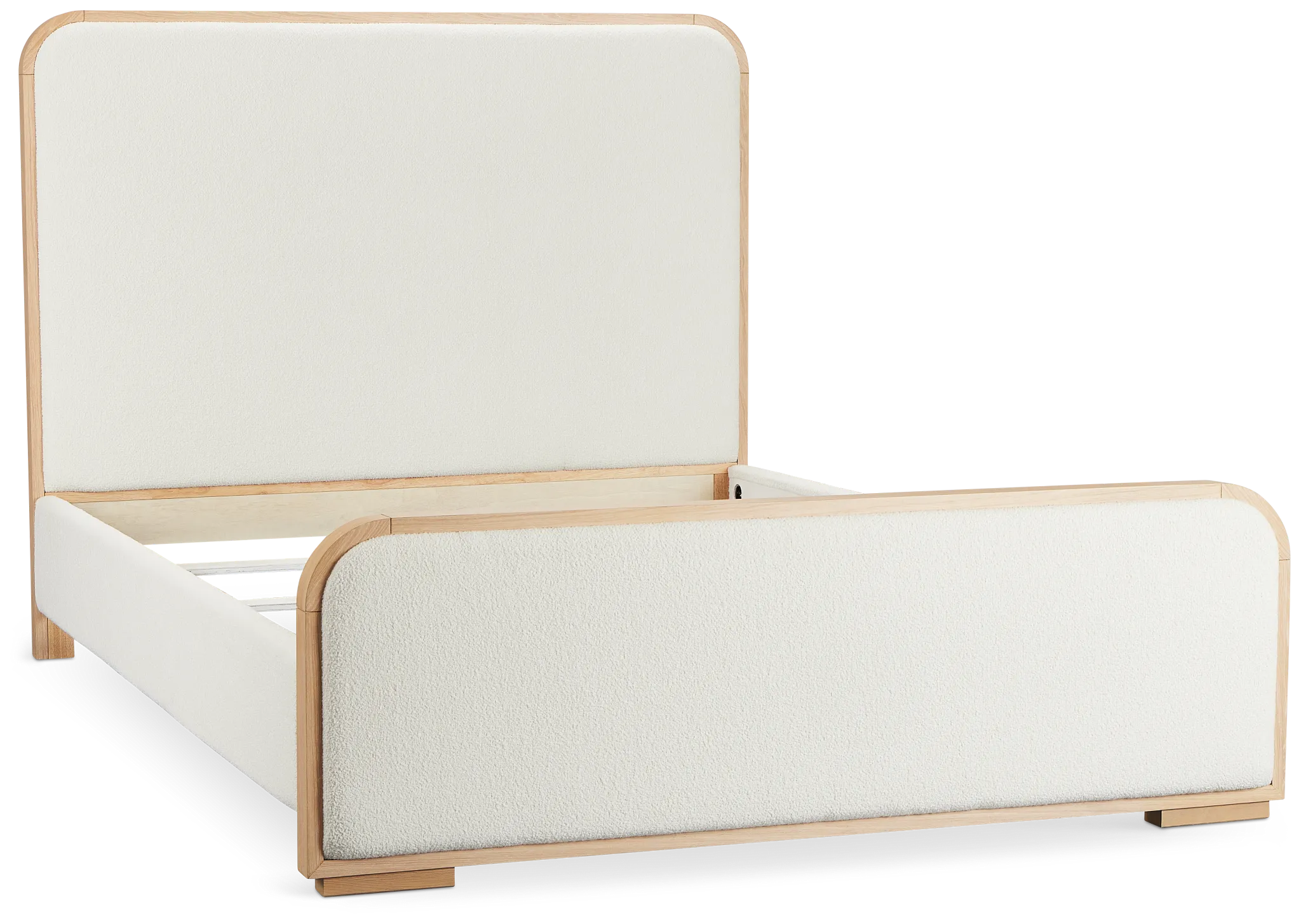 Malibu Light Tone Uph Panel Bed