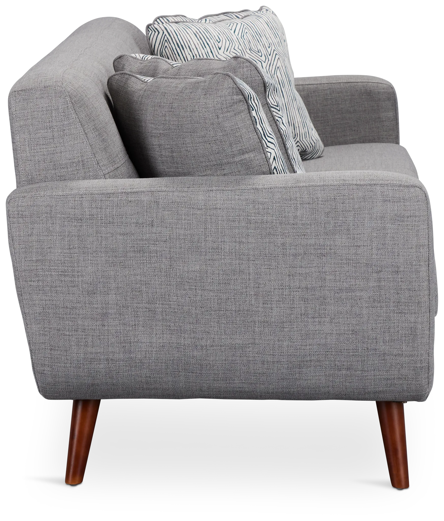 Raya Light Gray Fabric Sofa