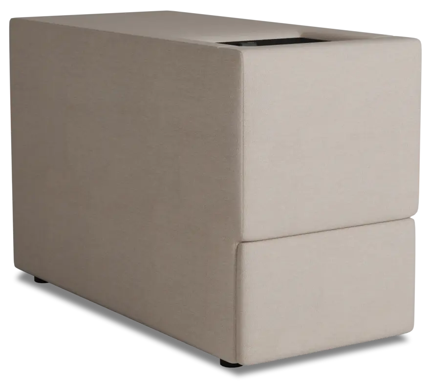 Citymod Beige Fabric Itable Media Console With Storage Drawer Citymod Beige Fabric Itable Media Console With Storage Drawer