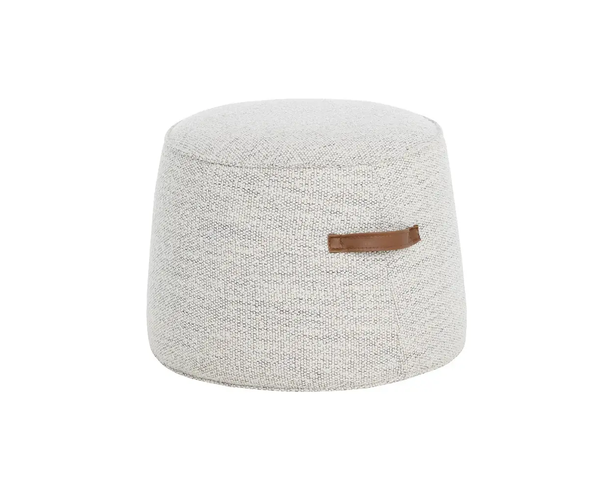 Jude Light Gray Fabric Accent Ottoman Jude Light Gray Fabric Accent Ottoman