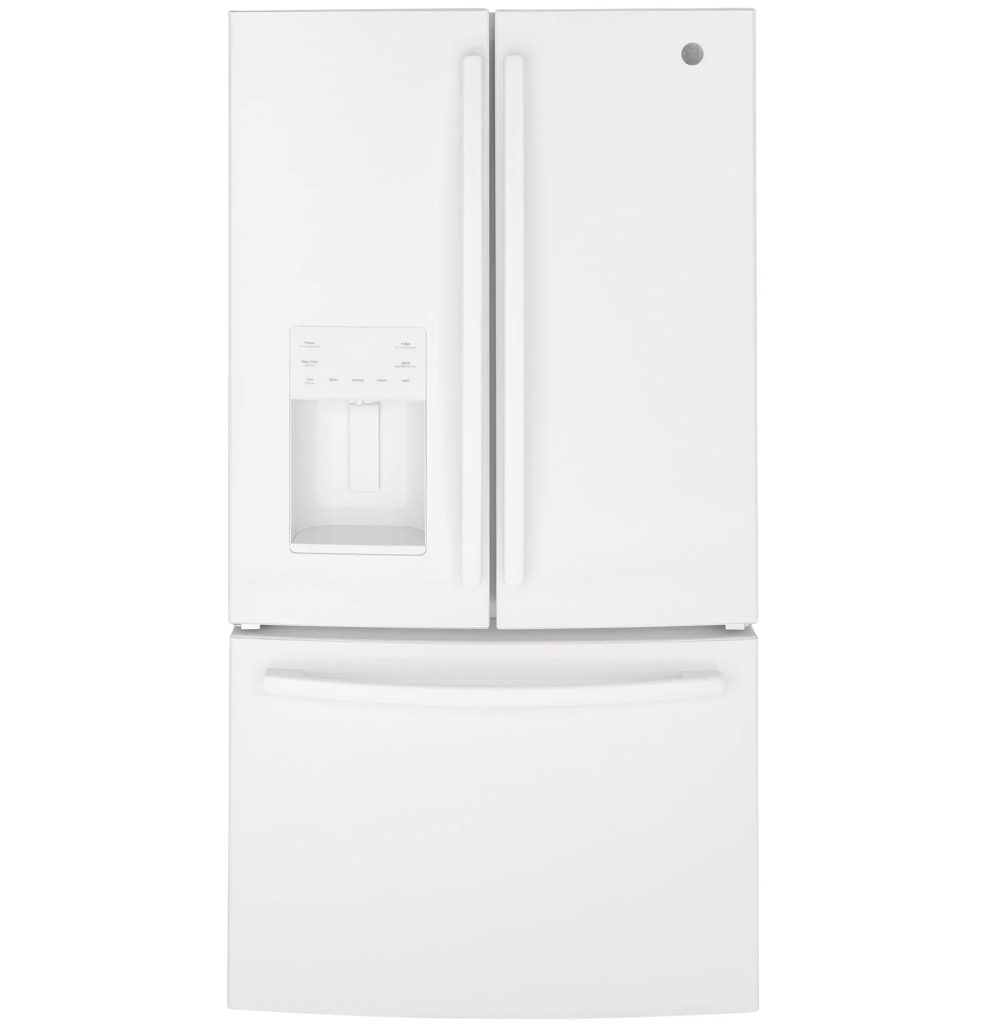 Ge 26 Series White French Door Refrigerator