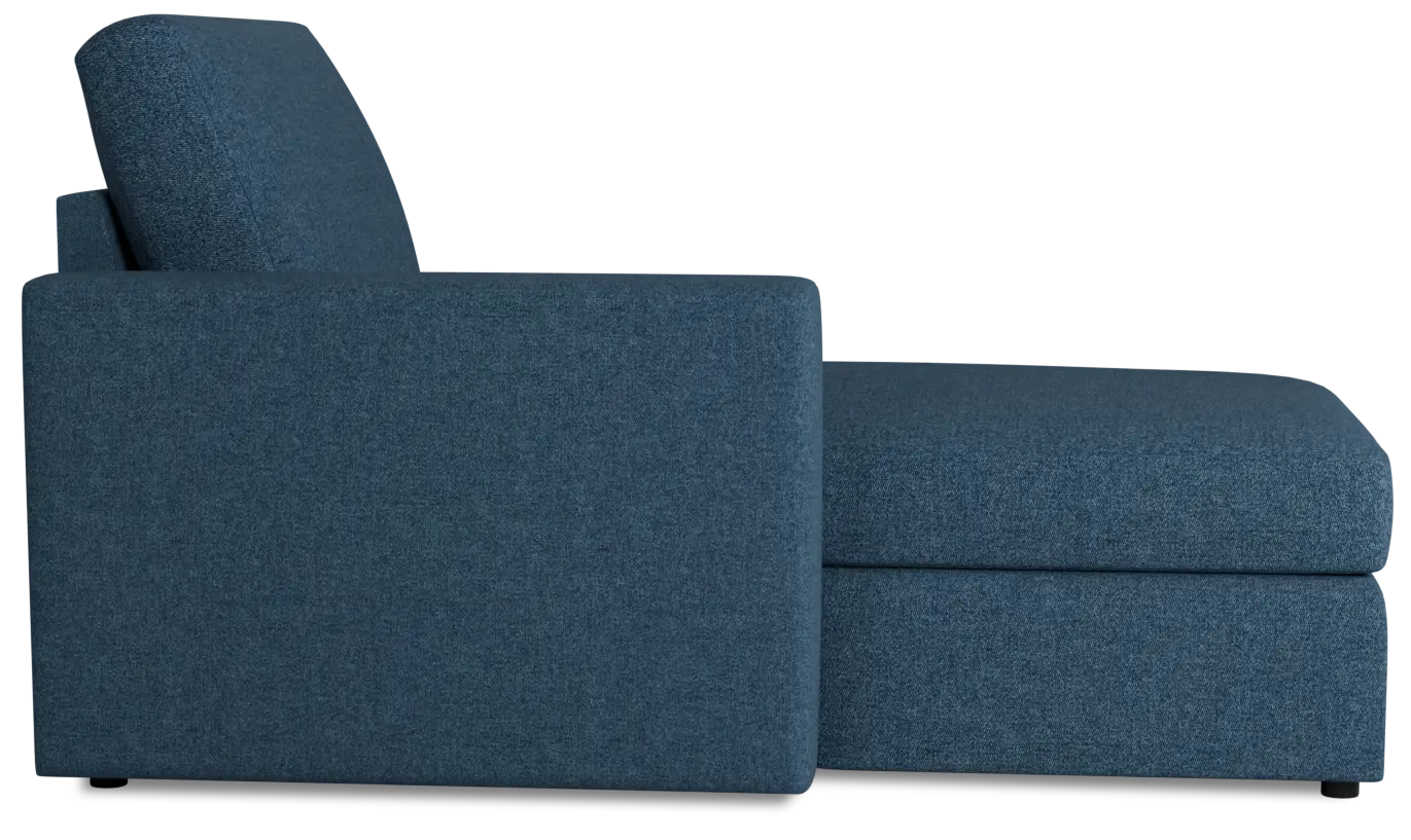 Citymod Blue Fabric Left Chaise Citymod Blue Fabric Left Chaise